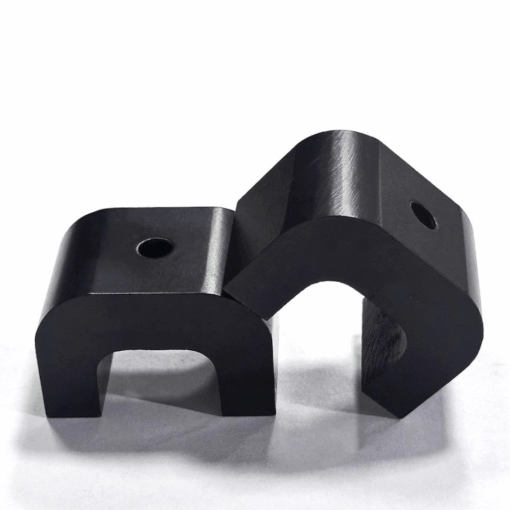 Velvet Effect 30 lb. Horseshoe Magnet with keeper– Black - Image 3