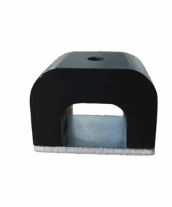 Velvet Effect 30 lb. Horseshoe Magnet with keeper– Black