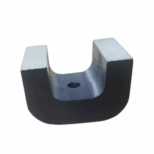 Velvet Effect 30 lb. Horseshoe Magnet with keeper– Black - Image 2